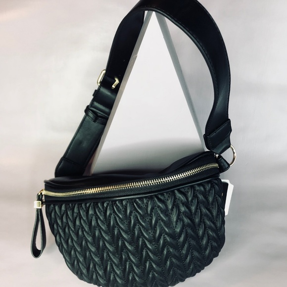 CLOSET REHAB Handbags - Quilted Waist Pack in Black